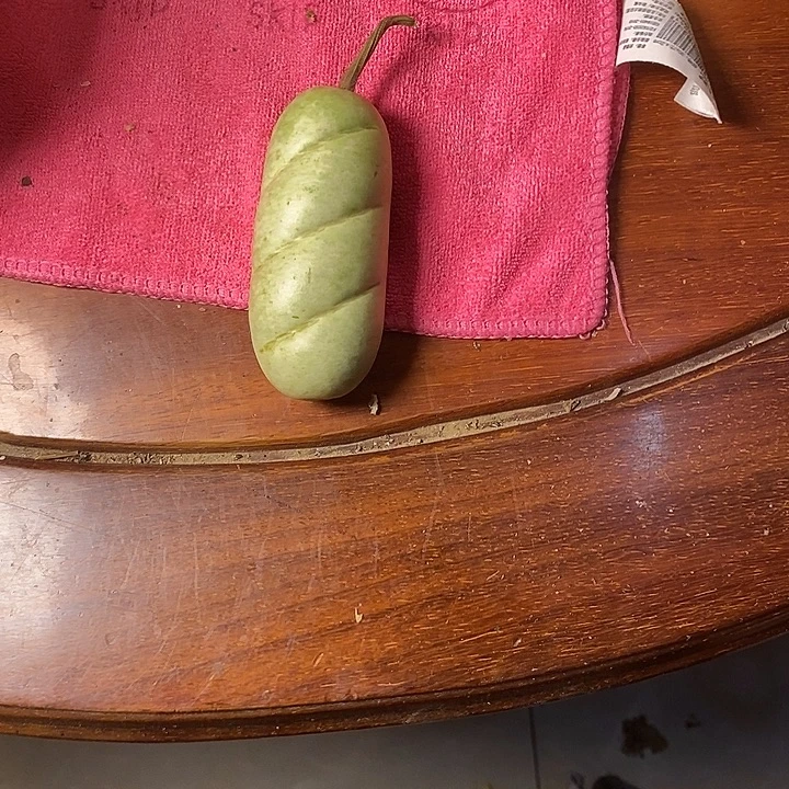 啾***作青皮中号财包葫芦摆件