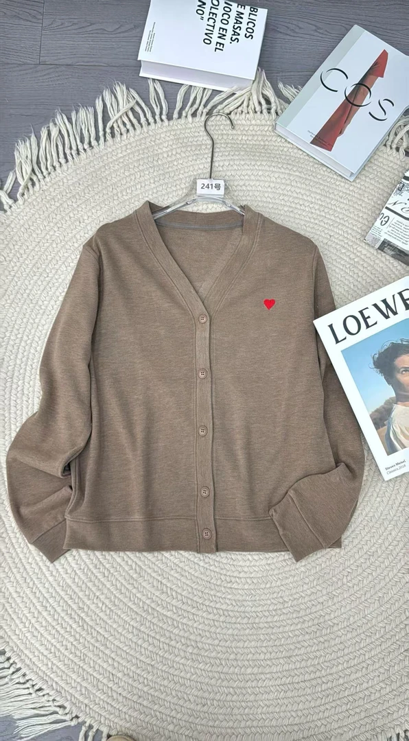 外贸依翡丝女士刺绣开衫#3756