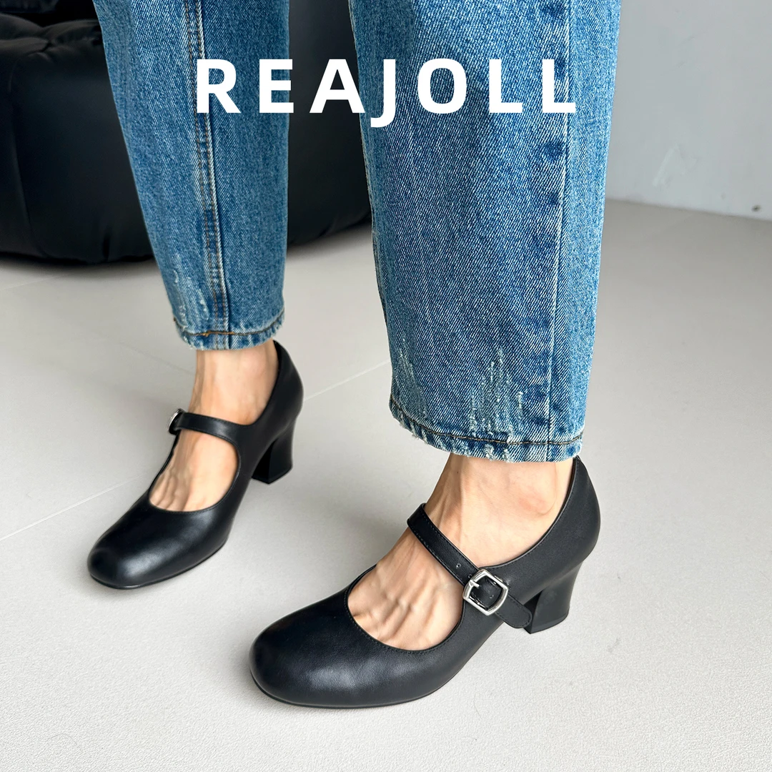 高跟鞋女气质高级不累脚2025新款法式粗跟法式配裙子的高跟单鞋子