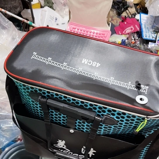 蓝黑纹48厘米鱼护桶