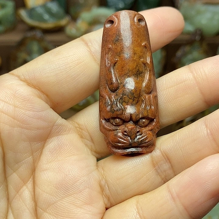 岫岩河磨玉（透闪石质玉）未镶嵌颈饰