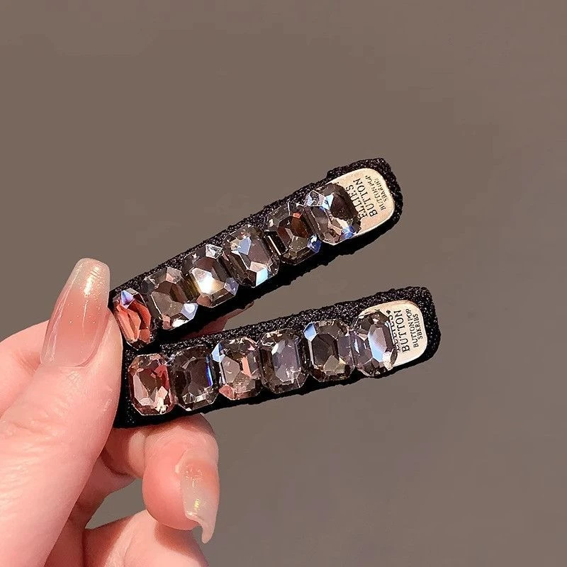 日韩新款时尚侧边BB夹百搭高端闪亮发夹日常刘海额前碎发