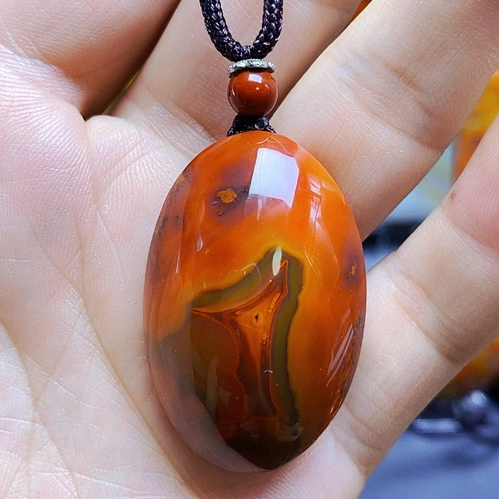 玛瑙/玉髓吊坠(不含链)未镶嵌