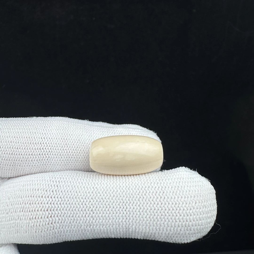 J3150天然猛犸牙 桶珠勒子12*22mm一物一图 假一罚十