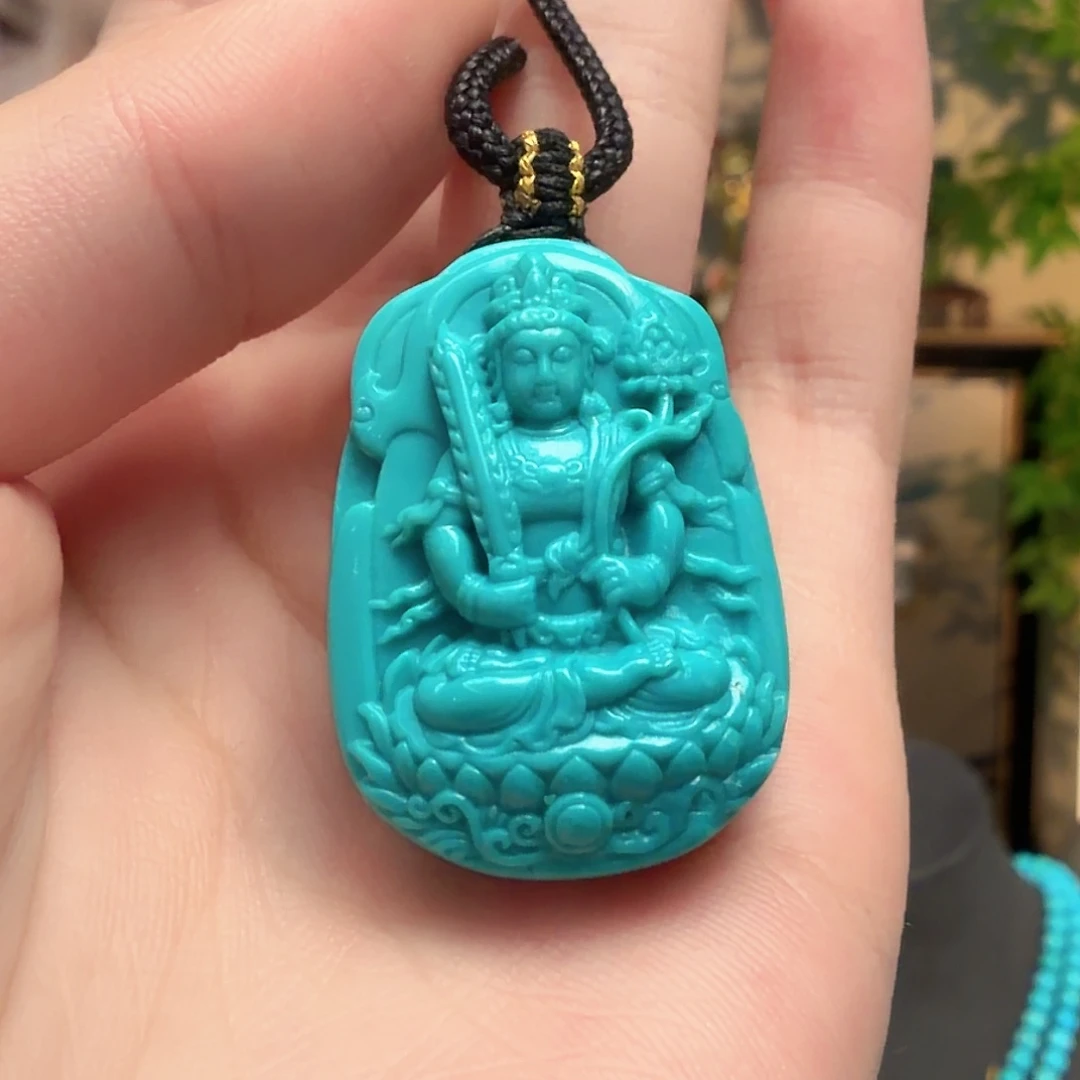 绿松石未镶嵌颈饰