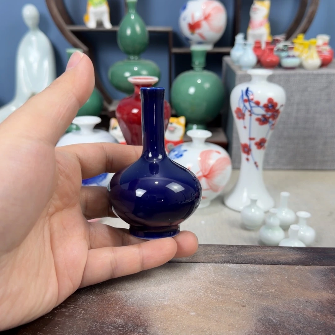 陶瓷手工小花器摆件