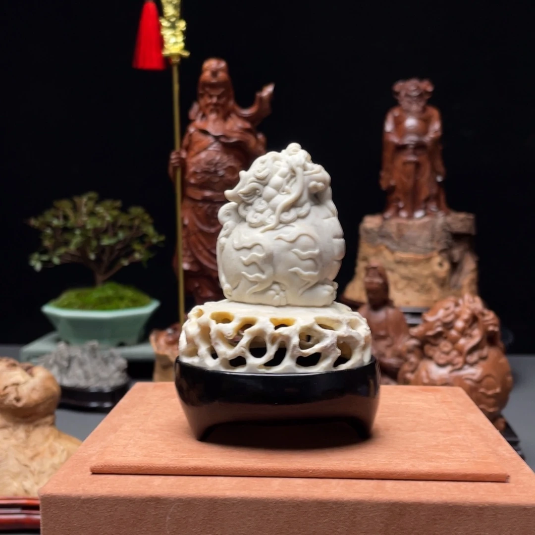 荔枝木S****g鹿角盘香香炉
