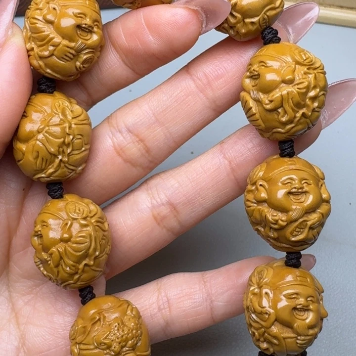 手串/手链橄榄核荷叶财神