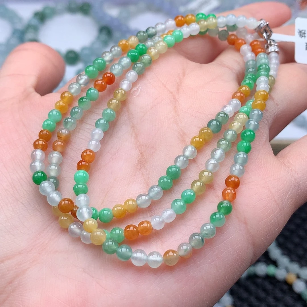 翡翠手链未镶嵌卡3.5