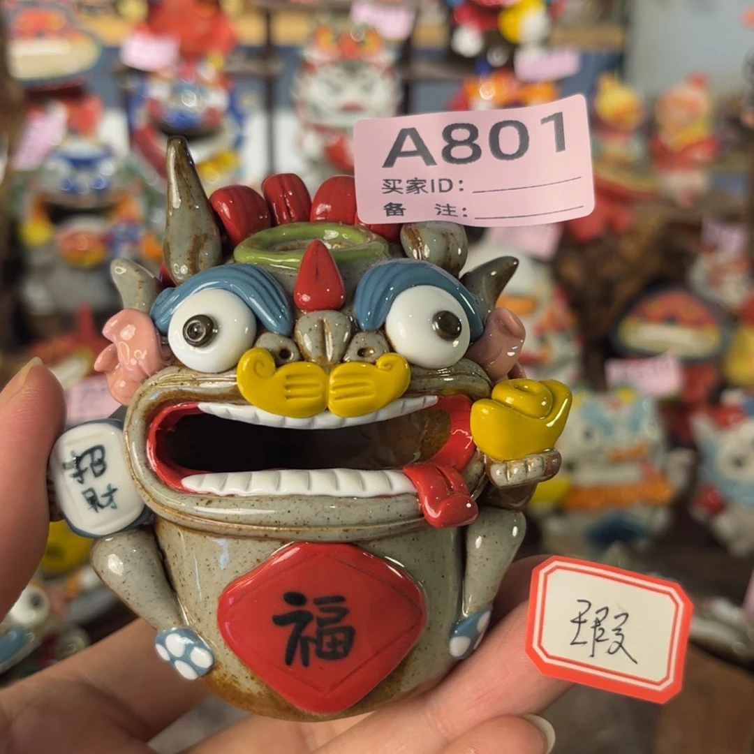 泥塑纯手工茶宠摆件