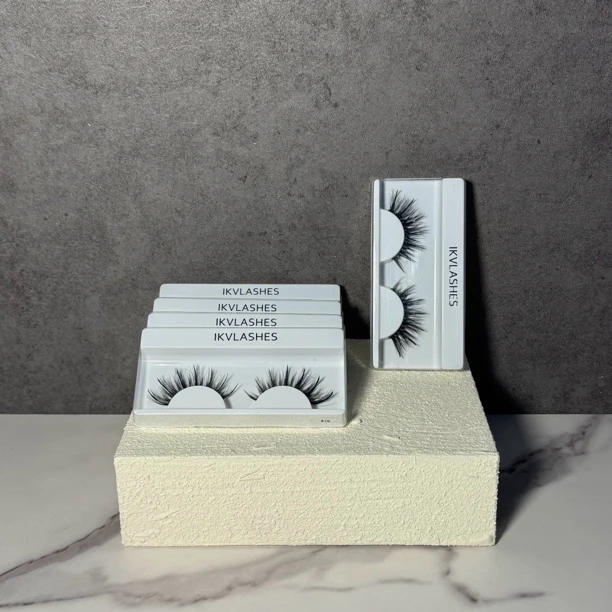 【七夕十盒假睫毛】IKVLASHES欧美整簇超舒服软高质量水貂浓密