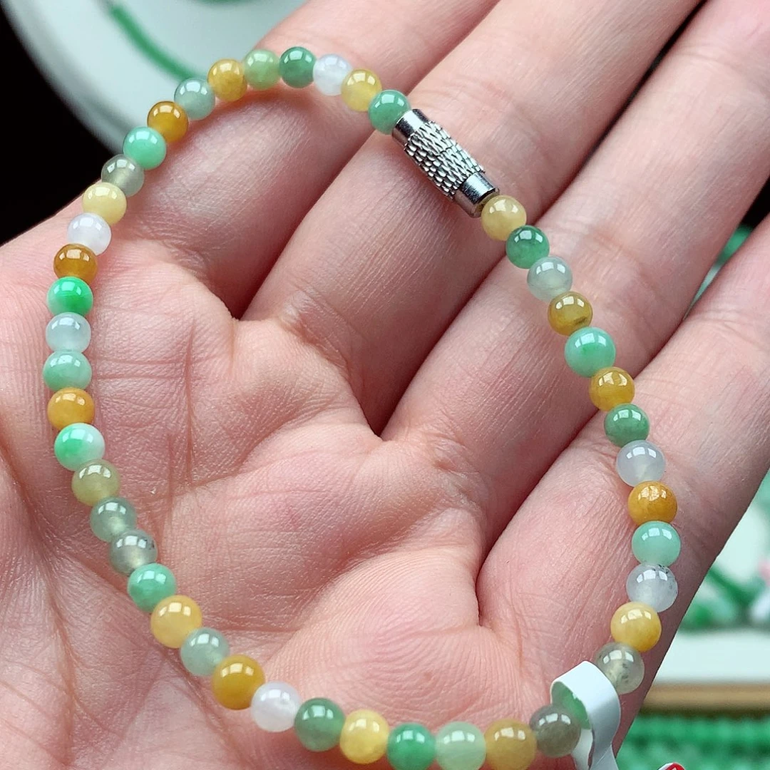 未镶嵌手链翡翠翡翠