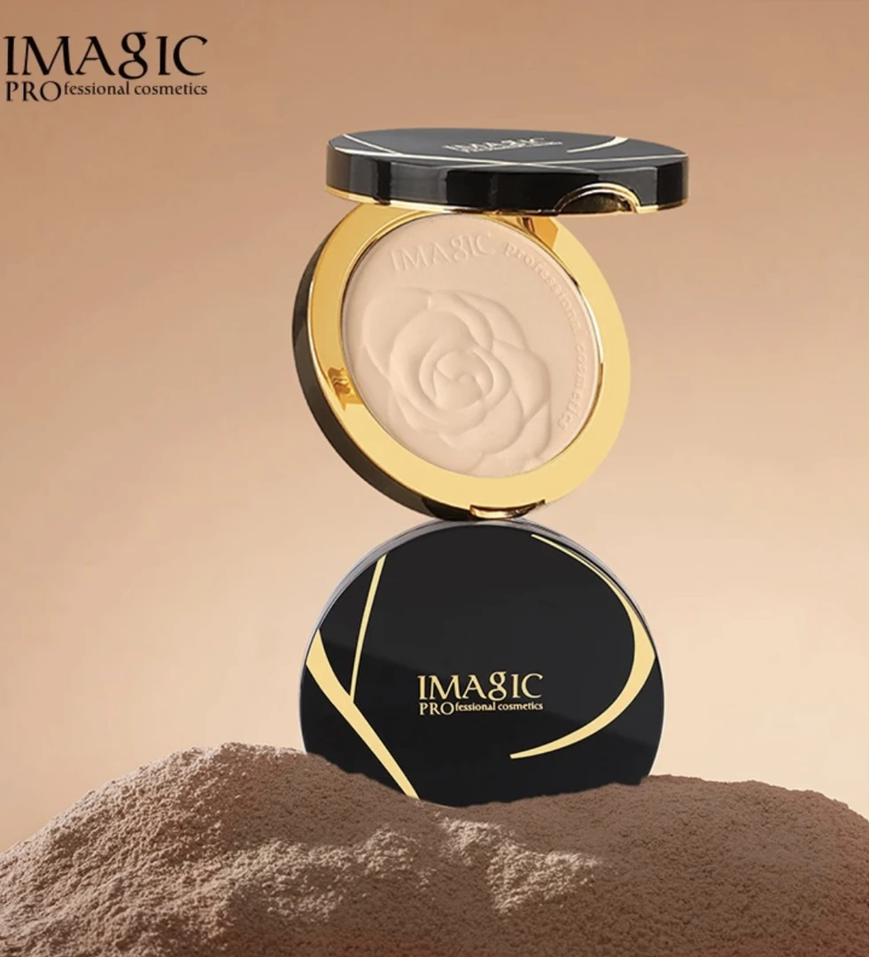 IMAGIC高清定妆粉饼细腻烤粉柔焦磨皮控油防水轻盈锁妆蜜修容粉饼