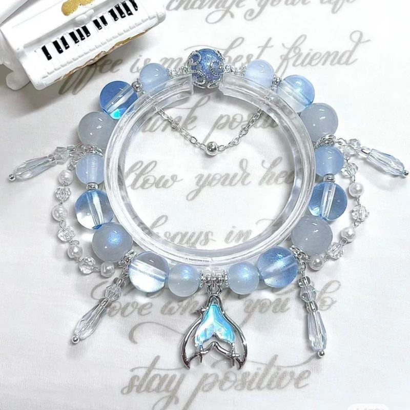 【混拆多吊】琉璃diy手链串珠纯手工手作