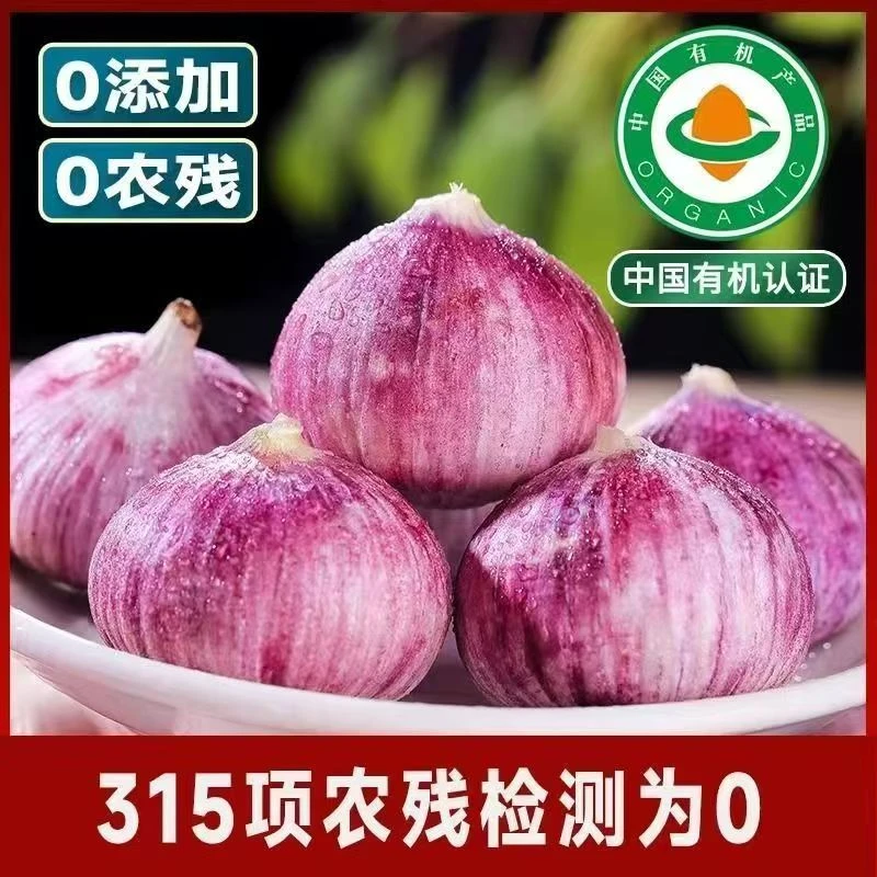 佰家珍品正宗云南紫皮蒜红珍珠独头蒜糖醋蒜腊八蒜辛辣调味特大果