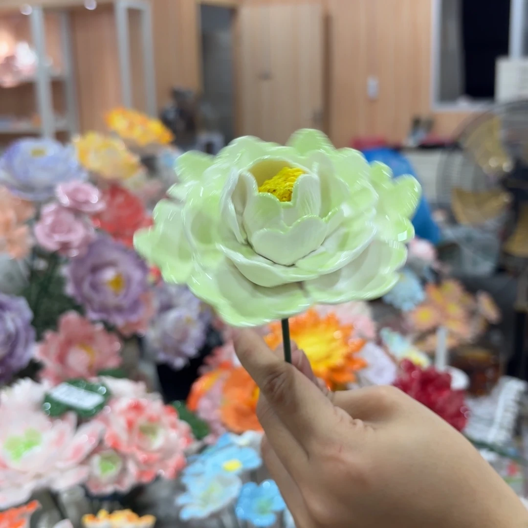 陶瓷花，20元发货，退款拉黑