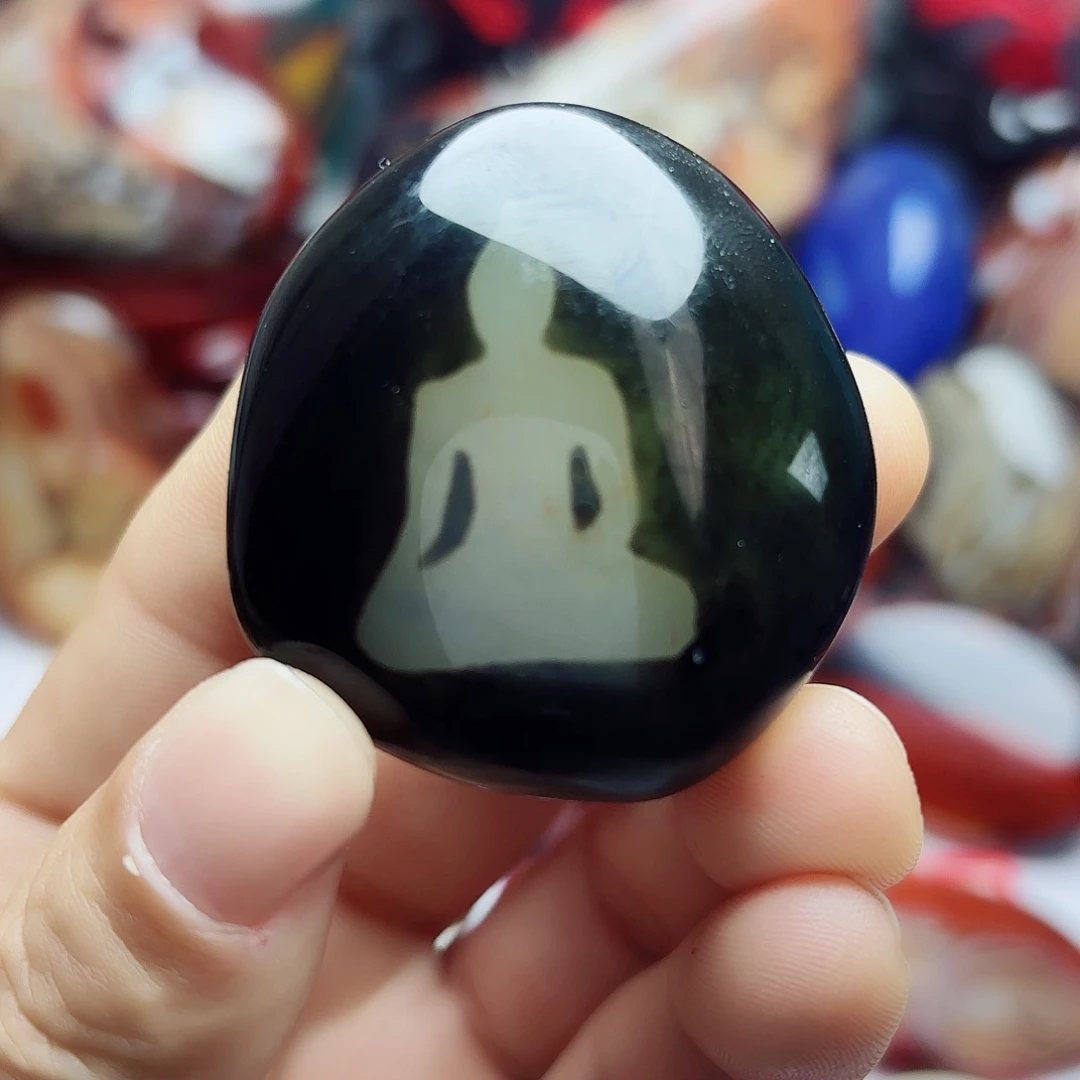 玛瑙/玉髓珠宝奇石银S925镀金镶嵌