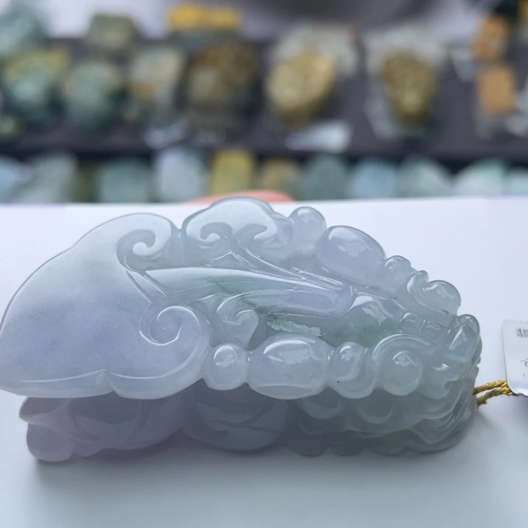 翡翠颈饰未镶嵌貔貅