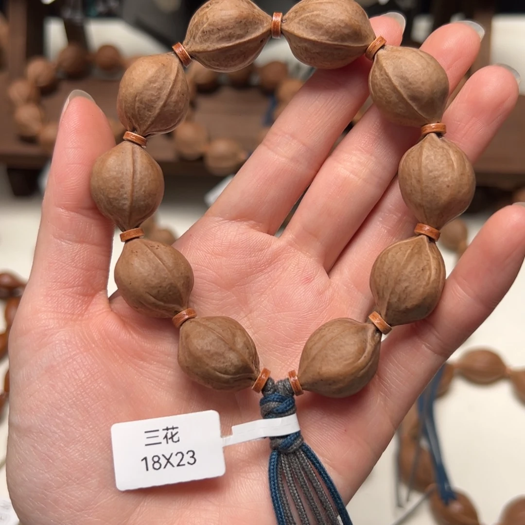 魏***哥橄榄核手串/手链18.23梅林铁核