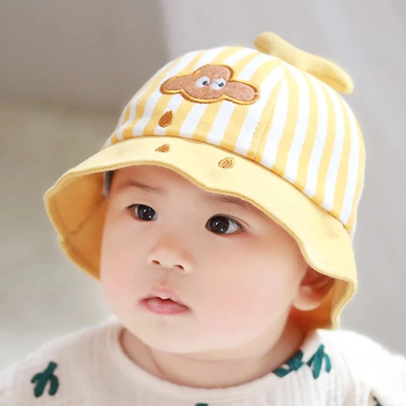 婴儿帽子春秋薄款婴幼儿0-1岁宝宝遮阳帽男女儿春秋婴儿1岁帽子