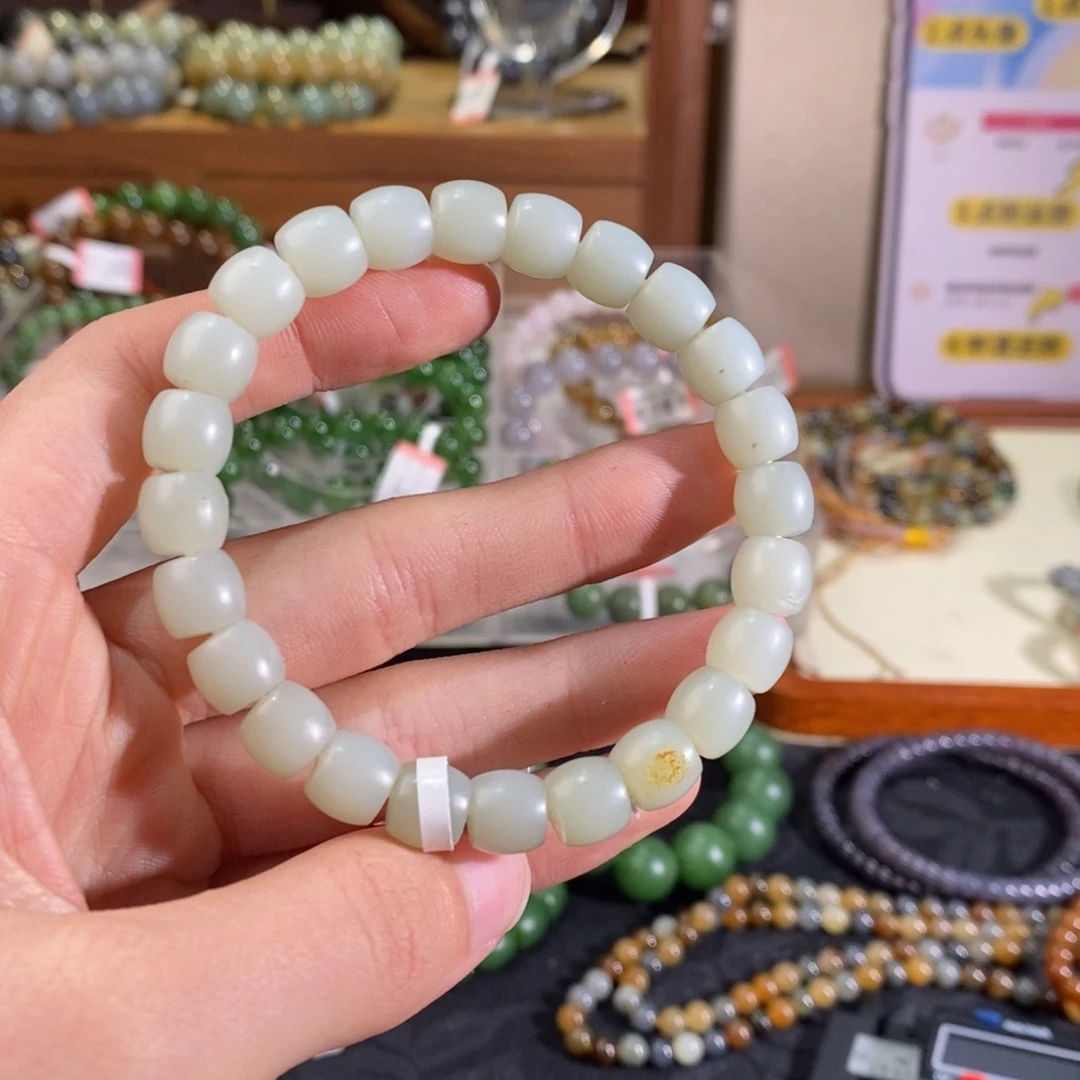 和田玉手链未镶嵌