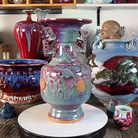 瓷片神垕镇钧瓷艺术