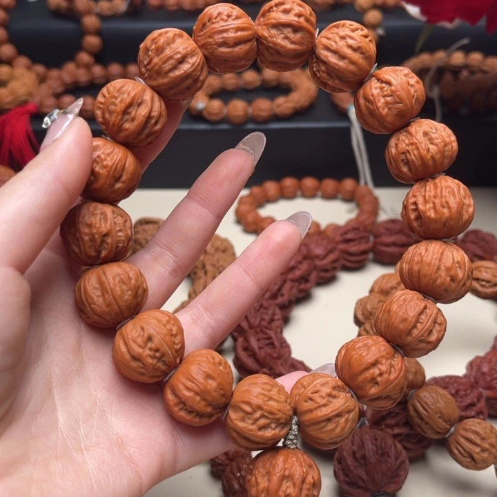 文玩核桃手串燃*核桃