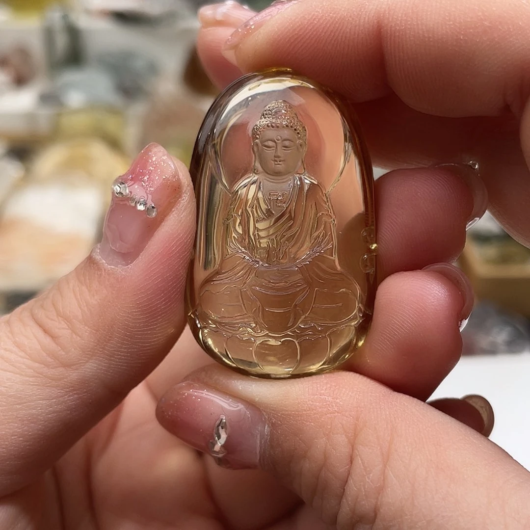 水晶颈饰未镶嵌定制