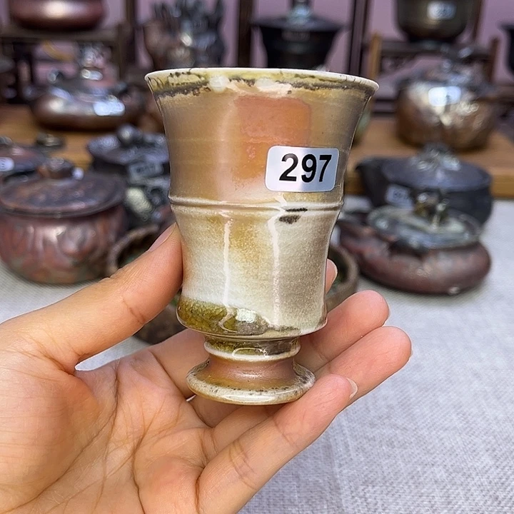 裸柴烧陶瓷手工茶器