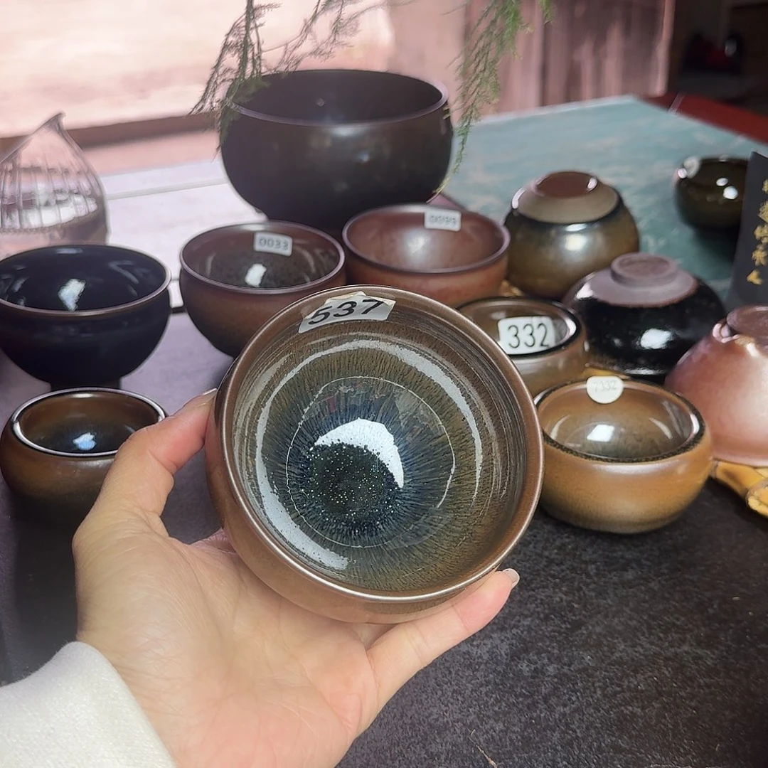 茶盏537 柴烧手工主人杯