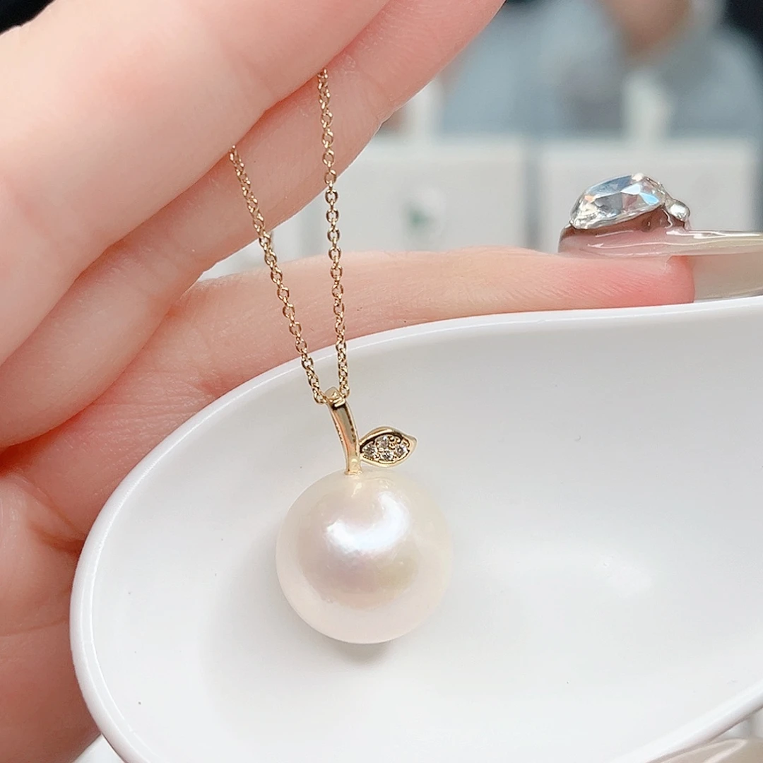 吊坠(赠链)淡水珍珠合金14