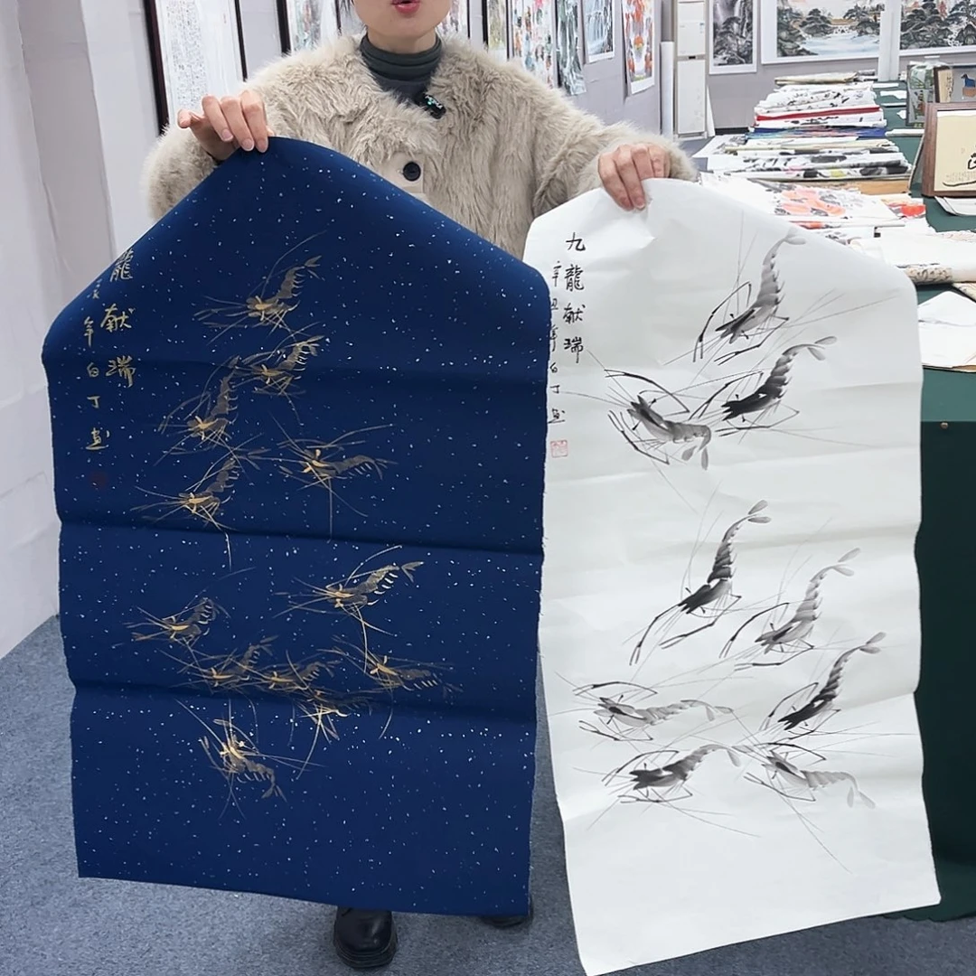 国画宣纸国画纯手绘作品
