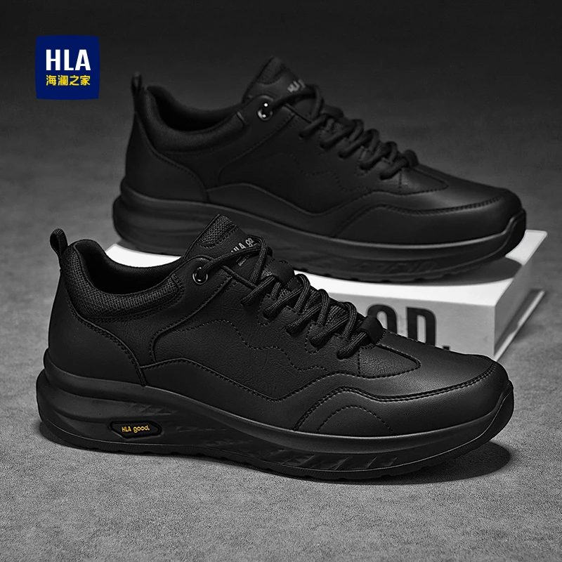 HLA/海澜之家男士休闲鞋2025新款休闲鞋一脚蹬轻便软底防滑运动鞋