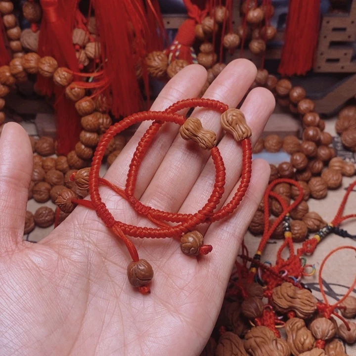 桃核吊坠桃枭手串