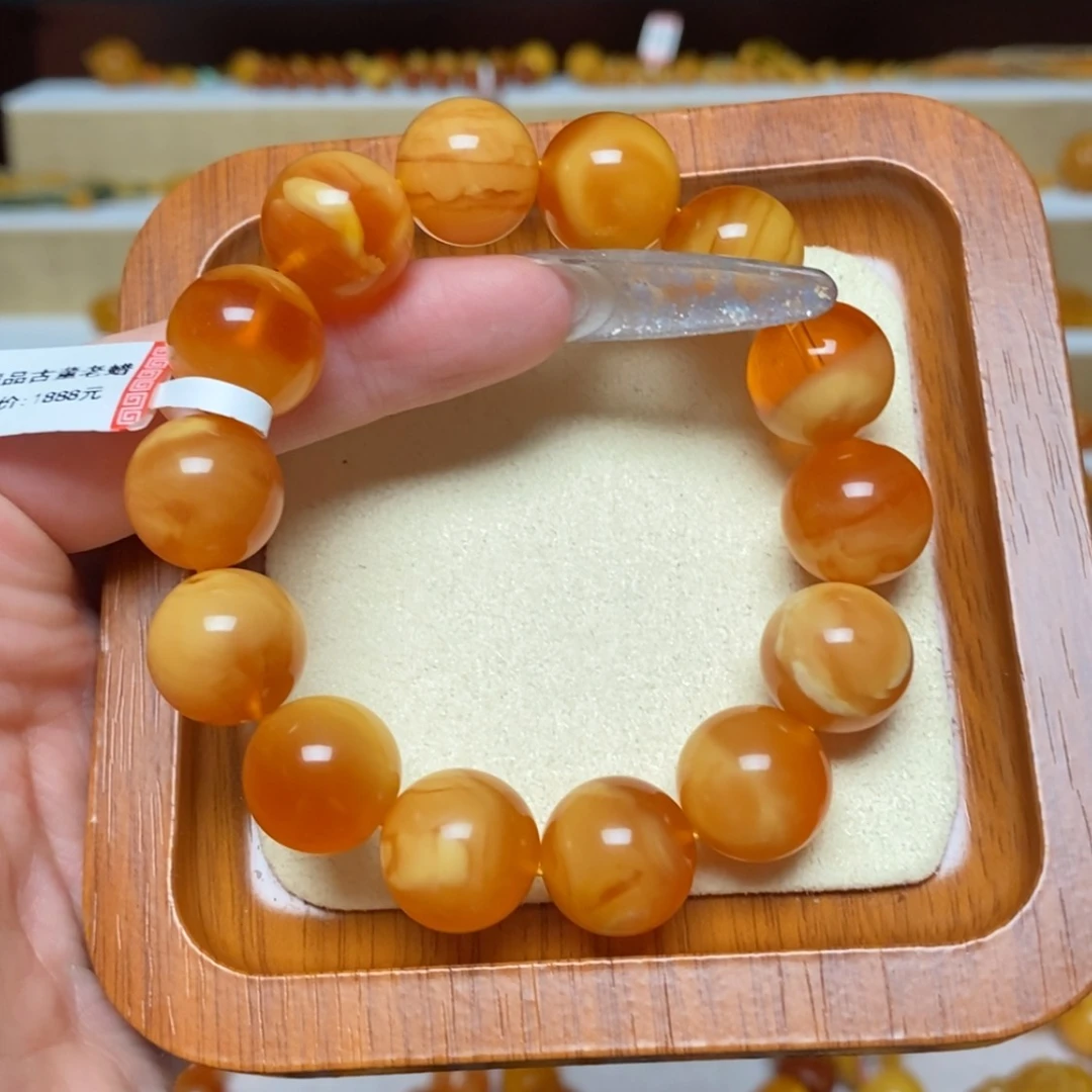 【闪购商品】未镶嵌蜜蜡手链手串