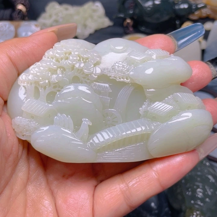 和田玉挂件未镶嵌