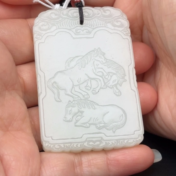 未镶嵌和田玉挂件༺****