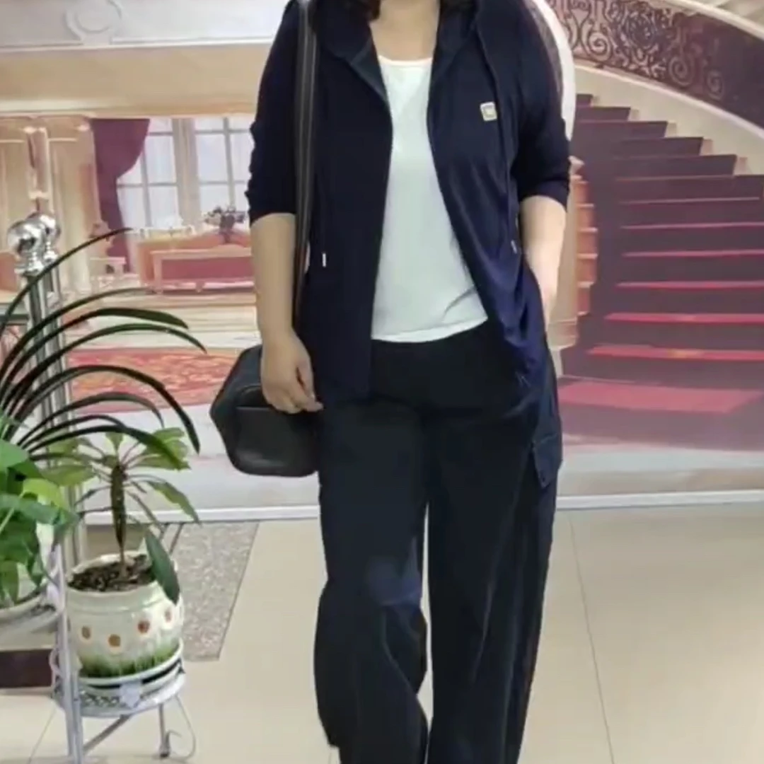 大码女装，假两件上衣——17205号