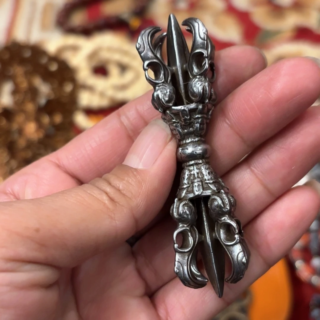 铜星月菩提吊坠项链