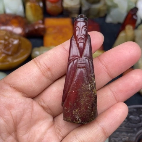 蛇纹石玉未镶嵌颈饰101