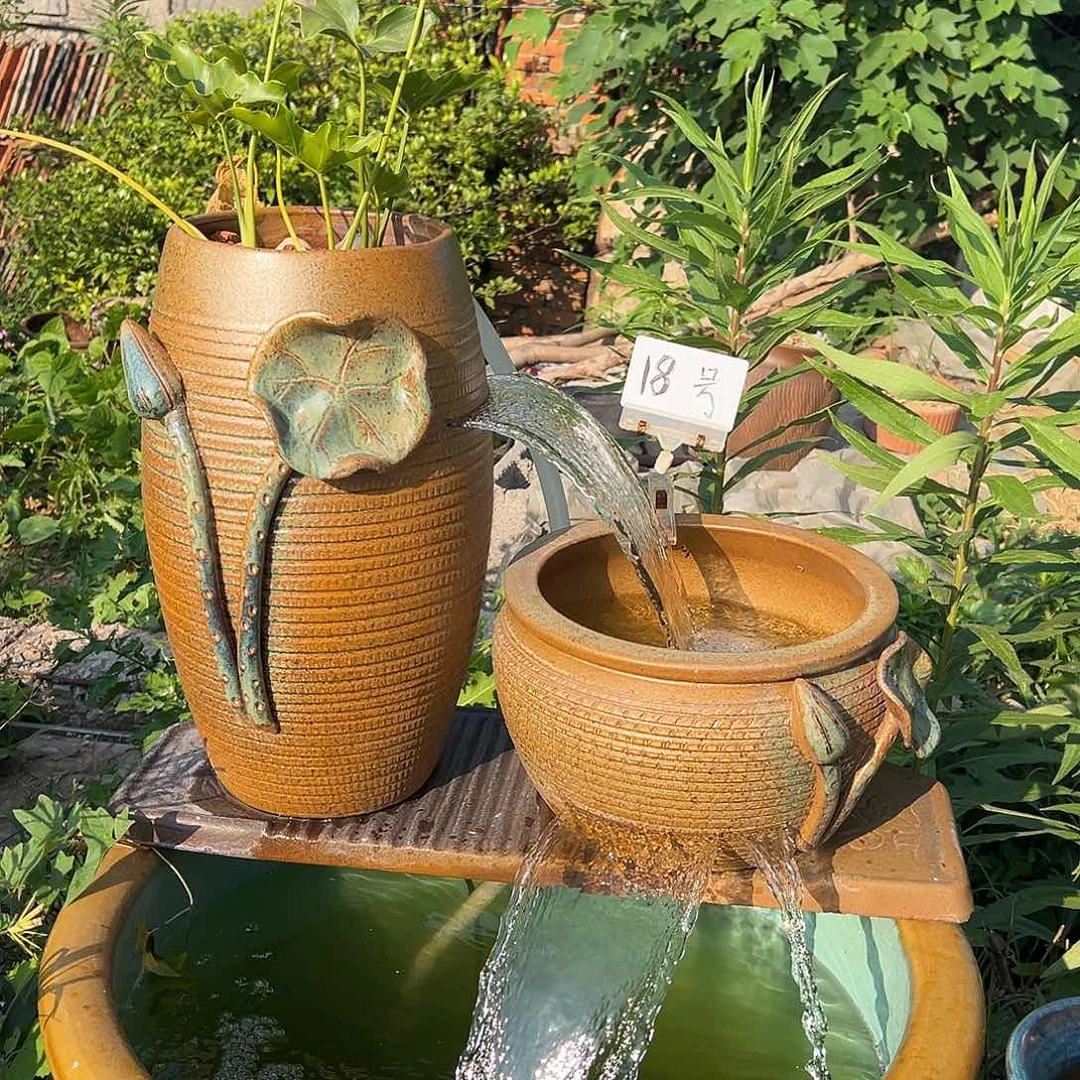 紫砂花盆团*流水40瓦泵弯头软管