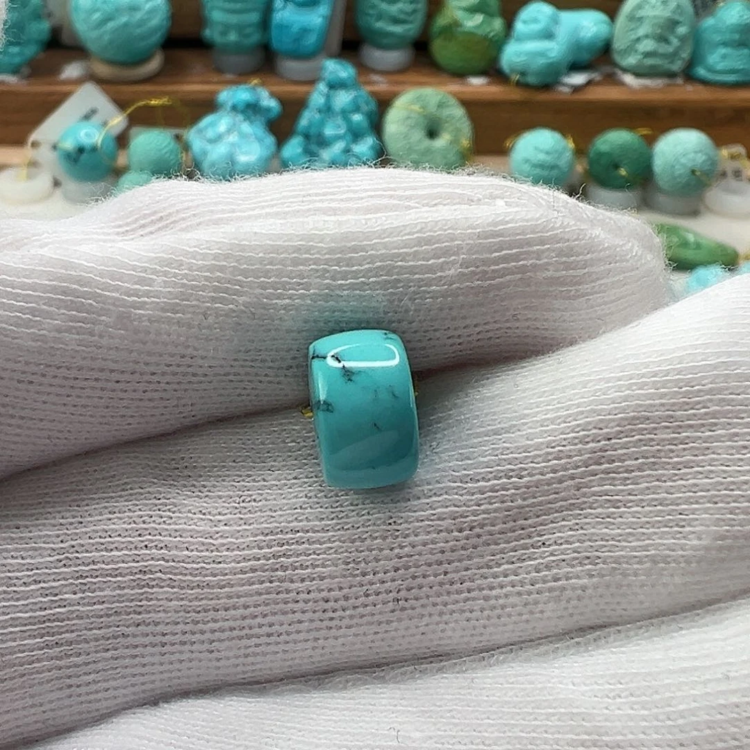 绿松石直切珠 未镶嵌