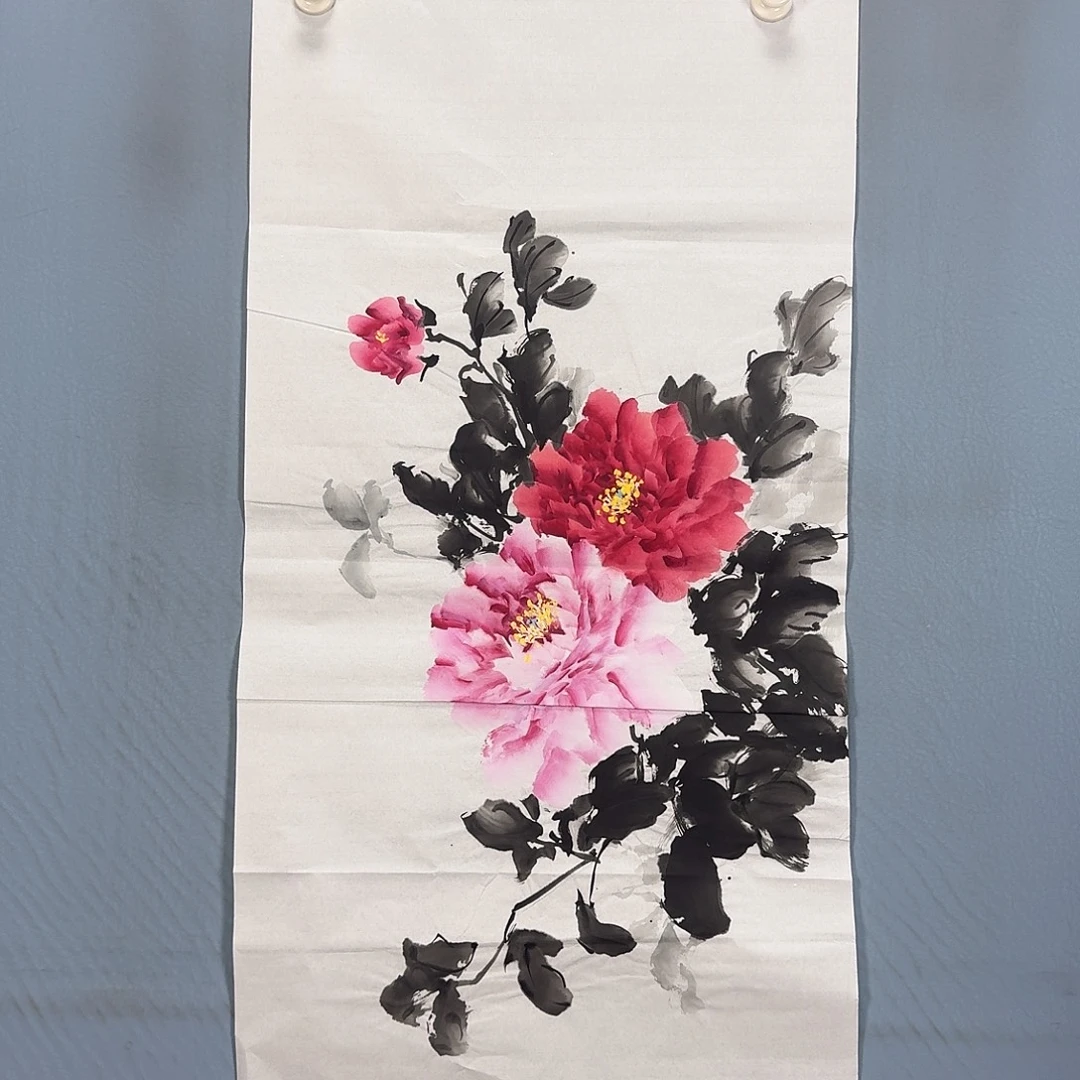 国画581 牡丹一如
