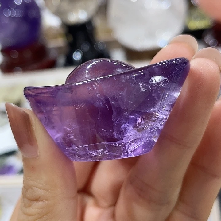 未镶嵌珠宝半成品水晶巴西紫水晶