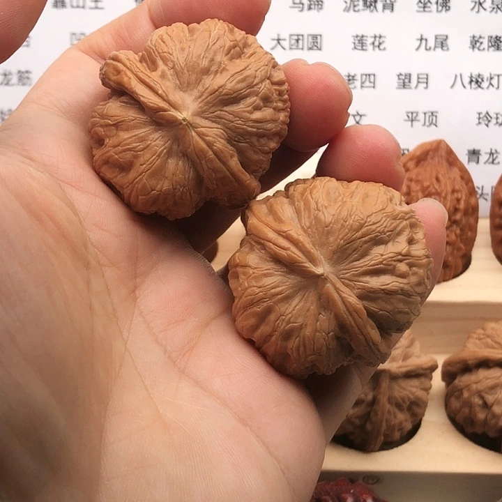 把件文玩核桃元宝，肚40，有点水尖