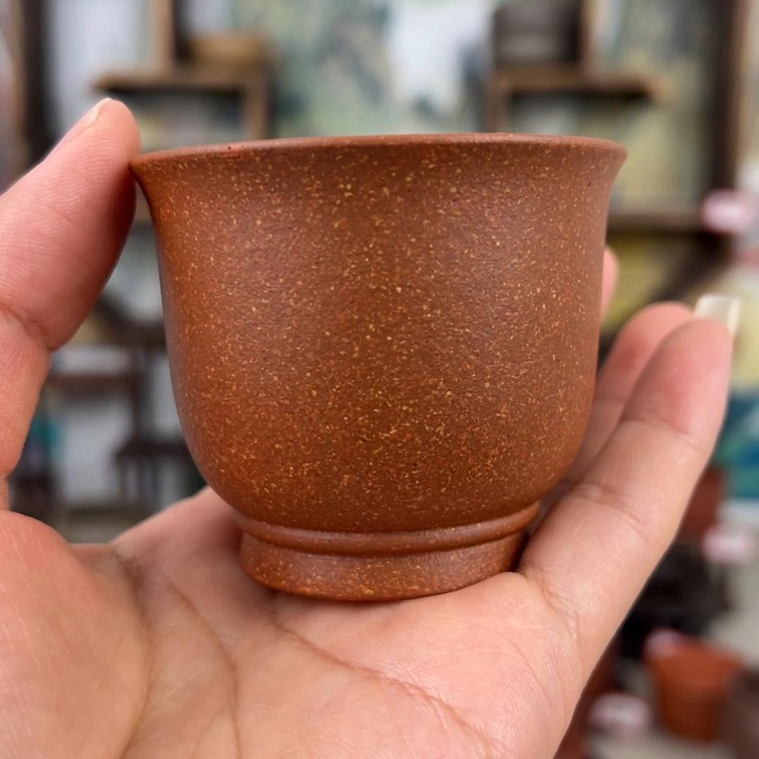 紫砂茶杯只**！拙器甄选，纯原本矿。