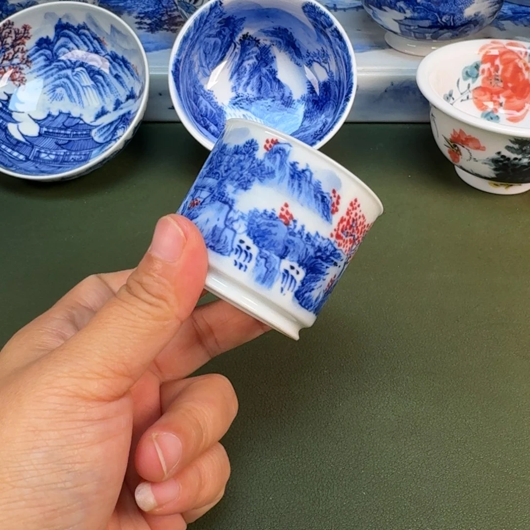陶景德镇春手绘茶具圆圆294