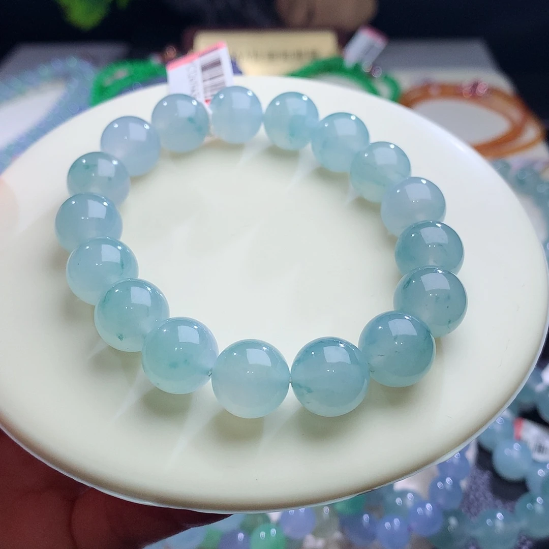 未镶嵌手串翡翠卡12mm