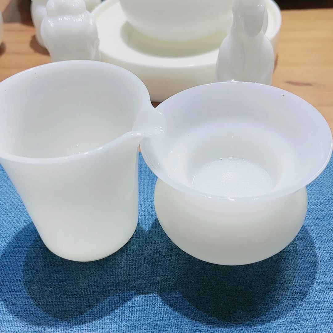瓷片璞玉1公杯茶漏1111111111111