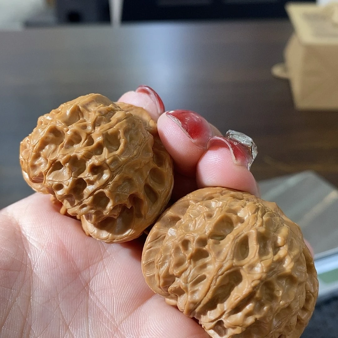 风***筝文玩核桃吊坠朝阳角蛙43